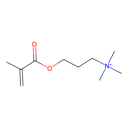 1-Propanaminium, N,N,N-trimethyl-3-[(2-methyl-1-oxo-2-propenyl)oxy]- structure