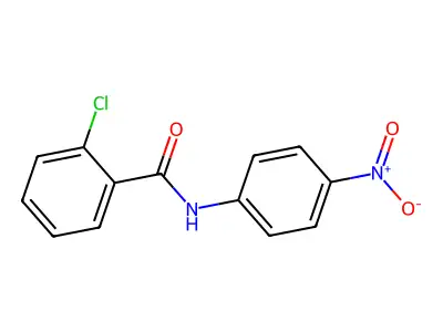 2-Chloro-4'-nitrobenzanilide structure