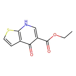 Ethyl 4-hydroxythieno[2,3-b]pyridine-5-carboxylate structure