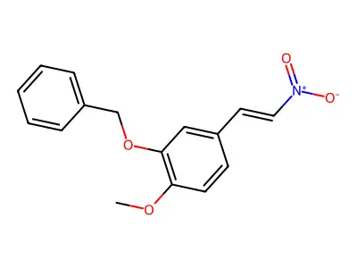 1-methoxy-4-[(Z)-2-nitroethenyl]-2-phenylmethoxybenzene structure