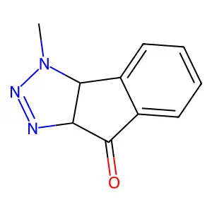 Indeno(1,2-d)triazol-8(3H)-one, 3a,8a-dihydro-3-methyl- structure