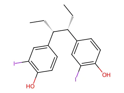 1-Iodohexestrol structure