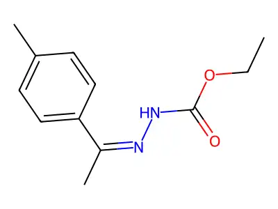 ethyl N-[1-(4-methylphenyl)ethylideneamino]carbamate structure