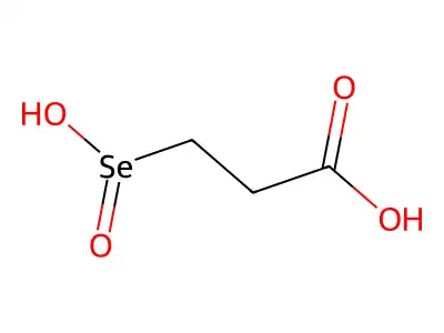 3-亚硒酸基丙酸 structure