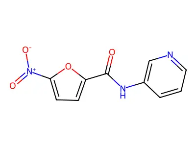 5-硝基-N-3-吡啶基-2-呋喃甲酰胺 structure