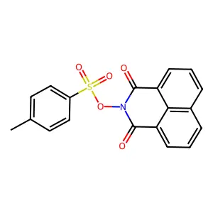 2-{[(4-methylphenyl)sulfonyl]oxy}-1H-benzo[de]isoquinoline-1,3(2H)-dione structure