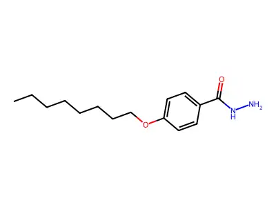 4-Octoxybenzoyl hydrazine structure