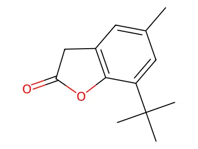 2(3H)-Benzofuranone, 7-(1,1-dimethylethyl)-5-methyl- structure