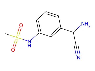 N-(3-formylphenyl)methanesulfonamide structure