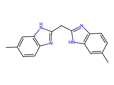 5-methyl-2-[(6-methyl-1H-benzimidazol-2-yl)methyl]-1H-benzimidazole structure