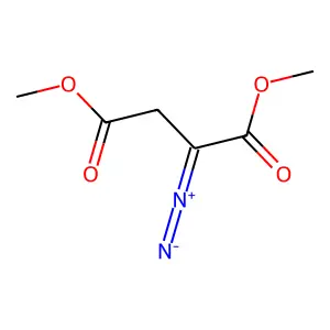 Butanedioic acid, diazo-, dimethyl ester structure
