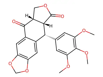 d,l-Isopodophyllotoxone structure