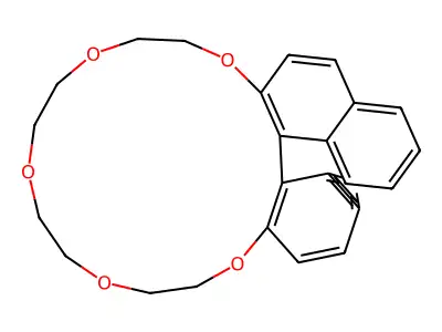 -2,2'-BINAPHTHYL-17-CROWN-5 structure