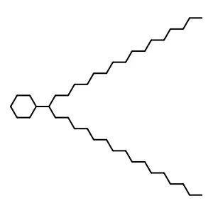 17-Cyclohexyltritriacontane structure