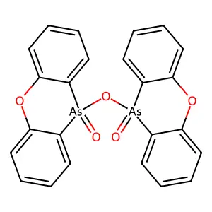 10,10'-Oxybis(10H-phenoxarsine 10-oxide) structure