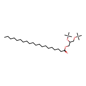 2,3-Bis[(trimethylsilyl)oxy]propyl icosanoate structure