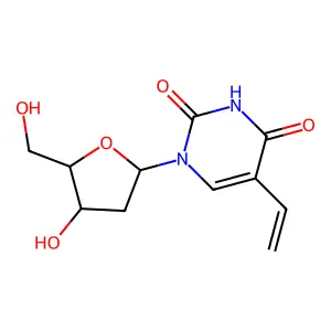 5-Vinyl-2'-deoxyuridine structure