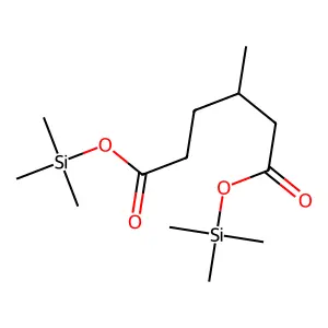 Hexanedioic acid, 3-methyl-, bis(trimethylsilyl) ester structure