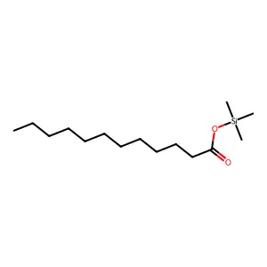 Trimethylsilyl laurate structure