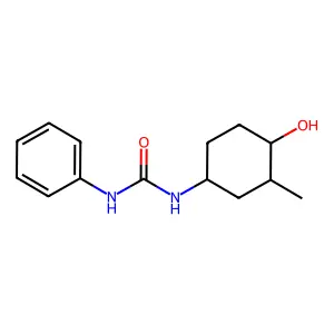 1-(4-Hydroxy-3-methylcyclohexyl)-3-phenylurea structure