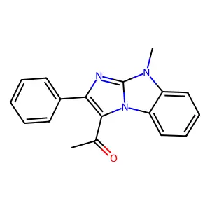 1-(4-Methyl-2-phenylimidazo[1,2-a]benzimidazol-1-yl)ethanone structure