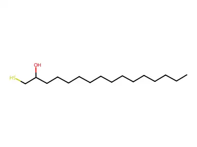 1-Mercaptohexadecan-2-ol structure