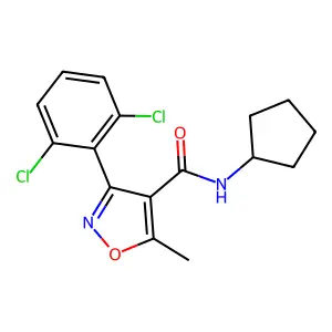 1-Cyclopentene-1-ethanamine, N,2,3,3-tetramethyl-, hydrochloride structure