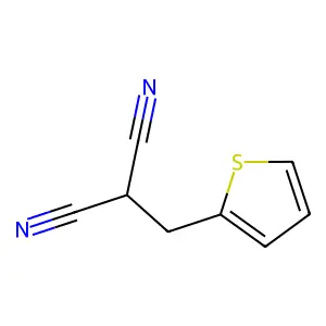 2-(Thiophen-2-ylmethyl)propanedinitrile structure