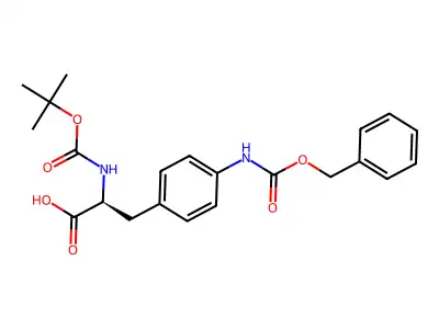 Boc-phe(4-nhz)-OH structure