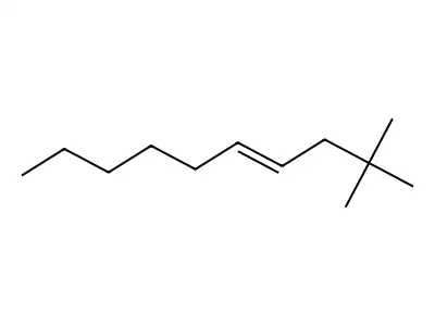 (4E)-2,2-Dimethyl-4-decene structure