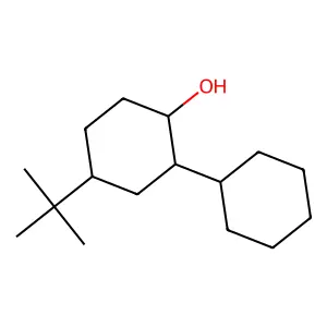 2-Cyclohexyl-4-tert-butyl cyclohexanol structure