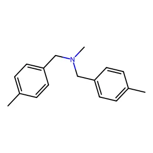 N,4-Dimethyl-N-(4-methylphenylmethyl)benzenemethanamine structure