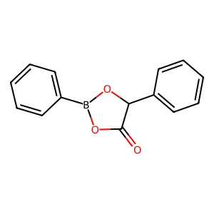 2,5-Diphenyl-1,3,2-dioxaborolan-4-one structure