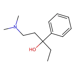 alpha-(2-(Dimethylamino)ethyl)-alpha-ethylbenzenemethanol structure