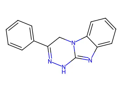 1,4-Dihydro-3-phenyl[1,2,4]triazino[4,3-a]benzimidazole structure