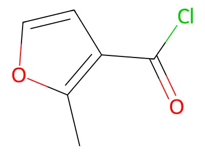 2-Methylfuran-3-carbonyl chloride structure