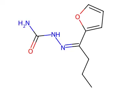 [1-(Furan-2-yl)butylideneamino]urea structure