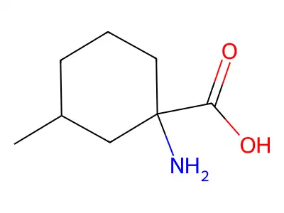 1-Amino-3-methylcyclohexane-1-carboxylic acid structure
