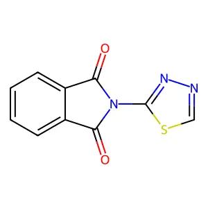 2-(1,3,4-Thiadiazol-2-yl)isoindole-1,3-dione structure