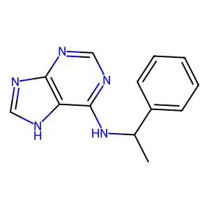 α-(N6-腺嘌呤基)苯乙烯氧化物 structure