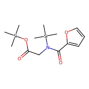 Bis(trimethylsilyl)furoylglycine structure