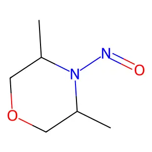 3,5-Dimethyl-4-nitrosomorpholine structure