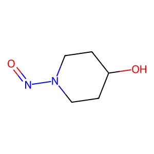 1-Nitroso-4-piperidinol structure
