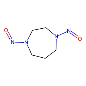 Hexahydro-1,4-dinitroso-1H-1,4-diazepine structure