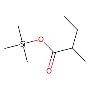 Trimethylsilyl 2-methylbutanoate structure
