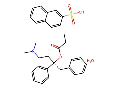 Levopropoxyphene napsylate structure