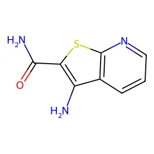 3-Aminothieno[2,3-b]pyridine-2-carboxamide structure