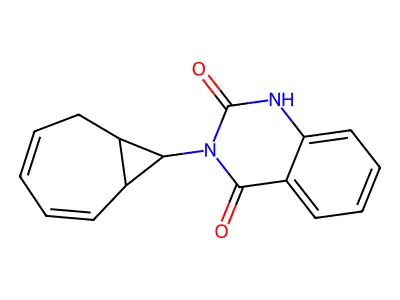 2,4(1H,3H)-Quinazolinedione, 3-(bicyclo(5.1.0)octa-2,4-dien-8-yl)- structure