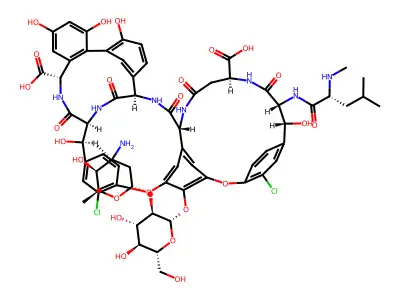 Vancomycin CDP-1 structure