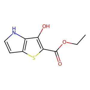 ethyl 3-hydroxy-4H-thieno[3,2-b]pyrrole-2-carboxylate structure